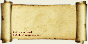 Jakov Ninić vizit kartica